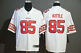 Nike 49ers 85 George Kittle White Team Logos Fashion Vapor Limited Jersey,baseball caps,new era cap wholesale,wholesale hats